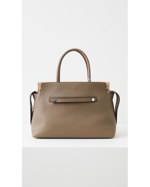 Tory Burch Multicolor Mercer Pebbled Satchel