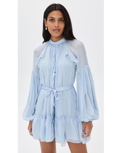 Hemant & Nandita Blue Short Dress