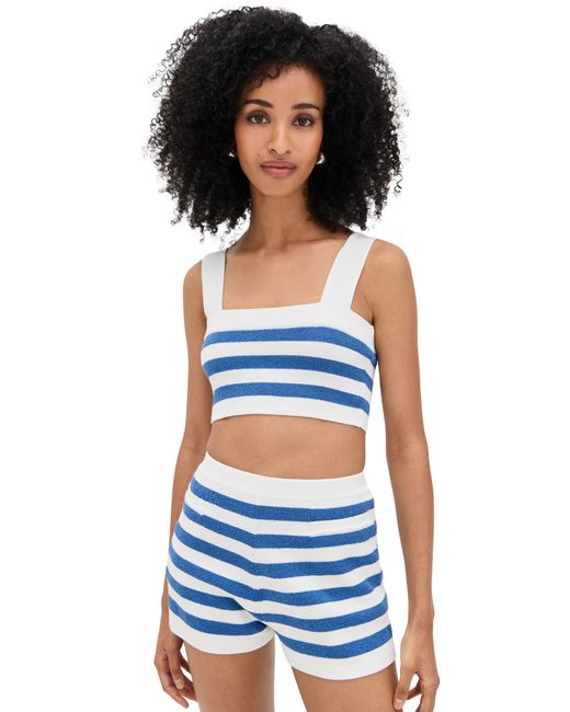 Posse Blue Ari Crop Top