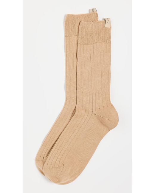 Comme Si Natural The Yves Socks