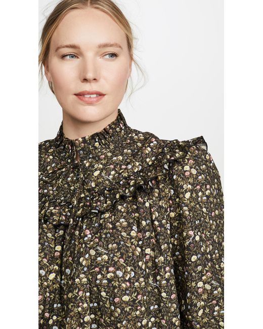 Marc Jacobs Cotton Victorian Smock Dress in Green - Lyst