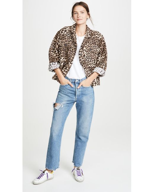 Anine bing leopard jacket 2025