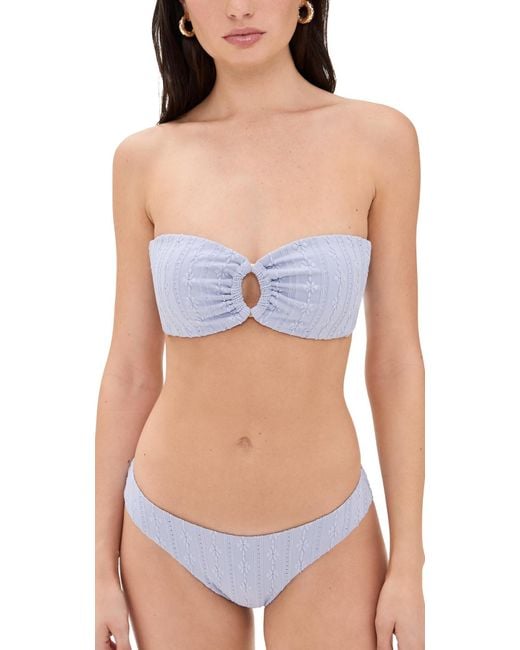 LSPACE Blue Jasper Bikini Top