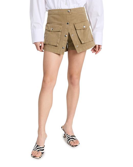 Staud White Tamara Skort