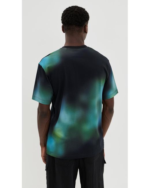 Y-3 Green Reg Aop Tee for men