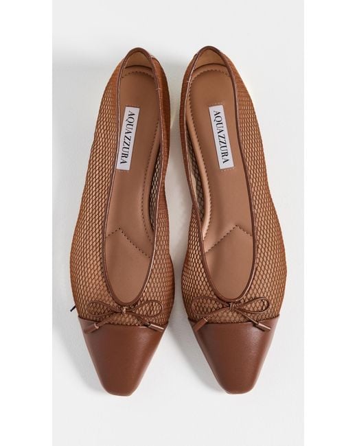 Aquazzura Multicolor Gioia Mesh Flats
