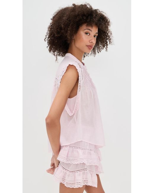 Isabel Marant Pink Gresia Blouse
