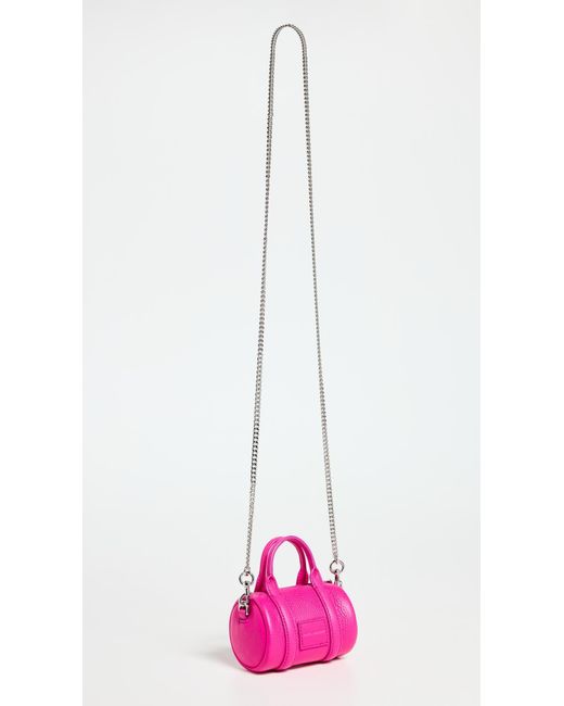 Marc Jacobs Pink The Leather Nano Duffel Crossbody