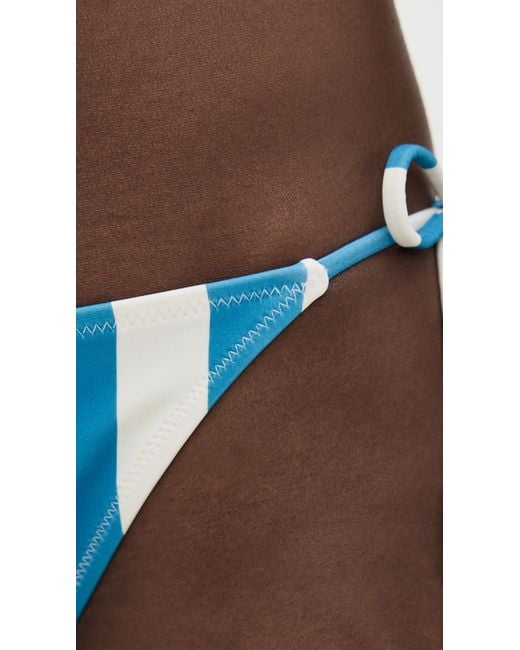 Solid & Striped Blue The Iris Bikini Bottoms