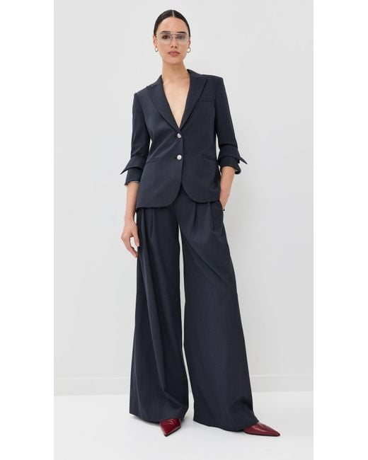 Twp Blue Boyfriend Blazer