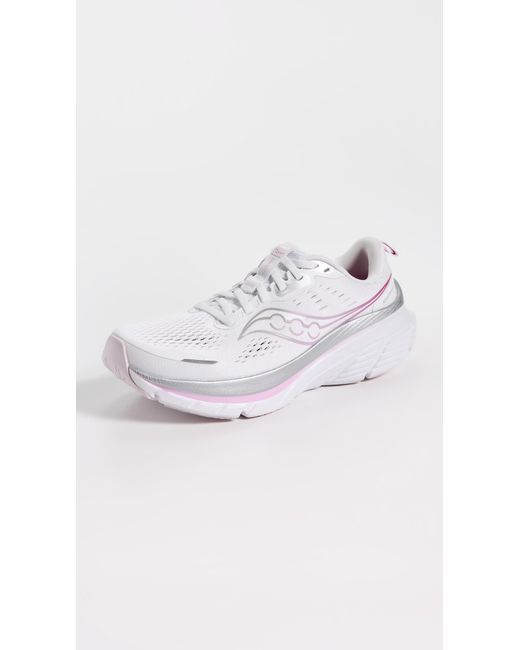 Saucony White Guide 18 Sneakers