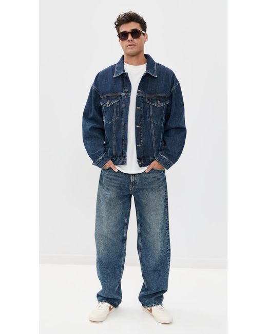 Agolde Blue Stefano Jean Jacket for men