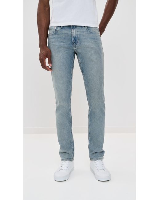 PAIGE Blue Federal Heritage Slim Straight Jeans for men
