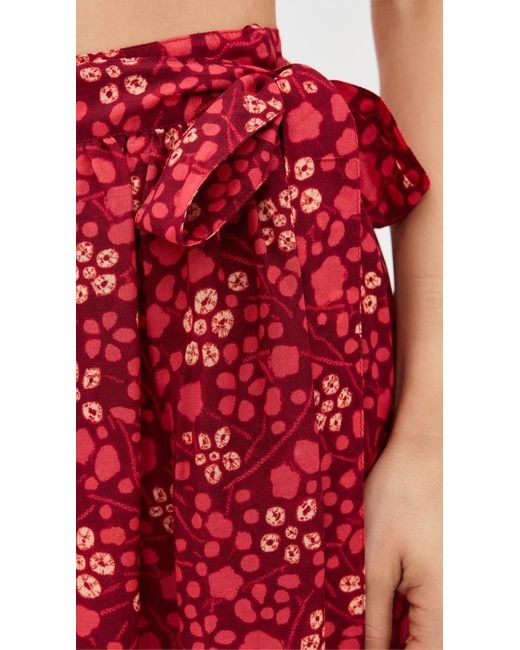 Ulla Johnson Red Suri Coverup