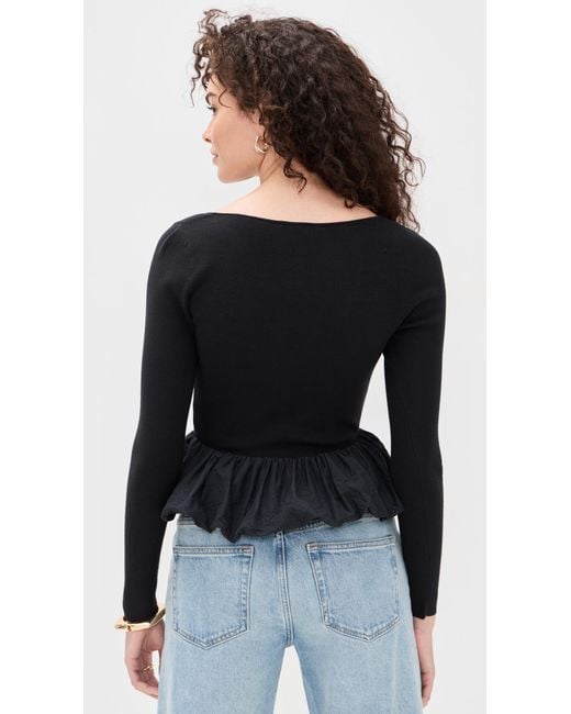 Rails Black Tillie Top