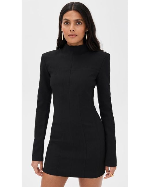 ROTATE BIRGER CHRISTENSEN Suiting Mini Dress in Black | Lyst