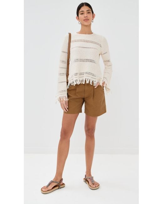 Isabel Marant Natural Fairy Shorts