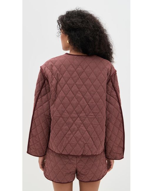Bailey Rose Red Front Tie Jacket