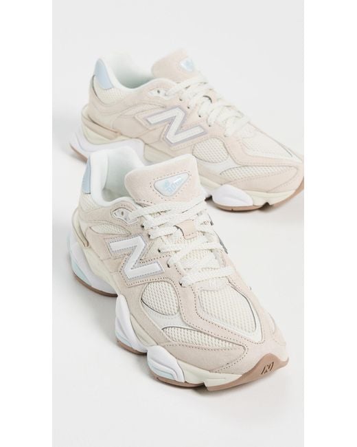 New Balance White 9060 Sneakers