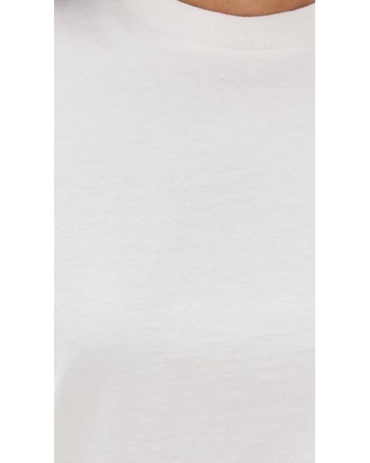 Reformation White Rowan Crew Tee