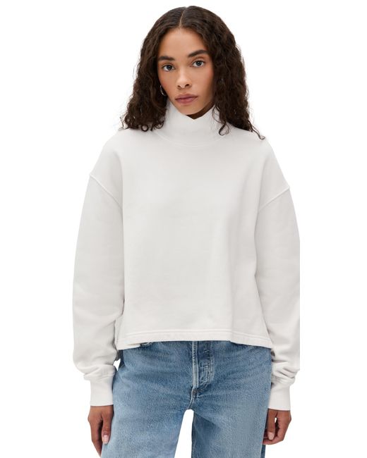 Agolde White Isra Sweatshirt