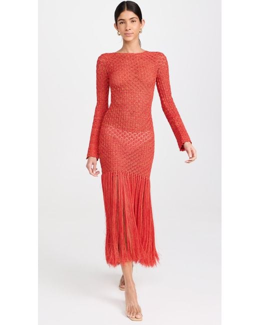 Devon Windsor Red Caista Dress