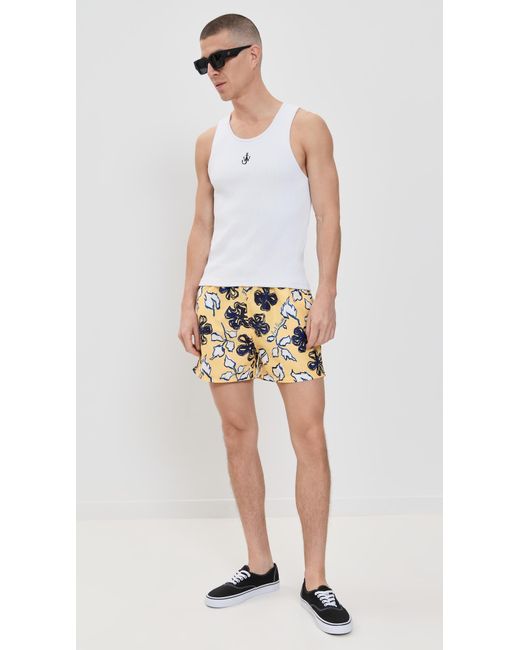 Paul Smith Black Yukka Swim Shorts for men