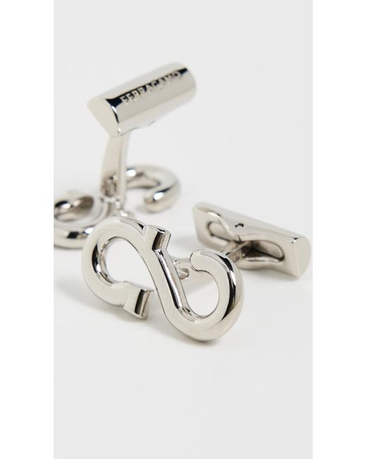 Ferragamo Multicolor Clink Hook Cufflinks for men