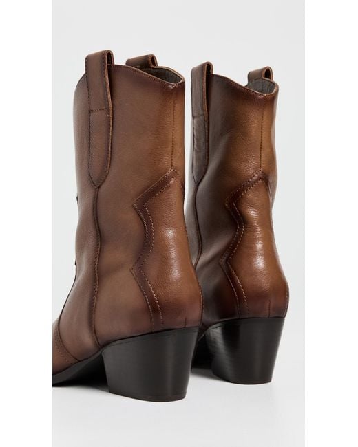 Free People Brown Cat Nap Cowboy Boots