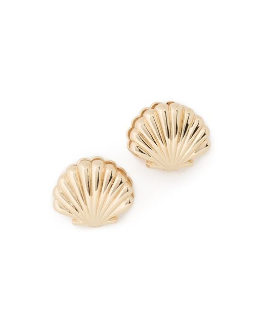 BaubleBar White Sandy Earrings