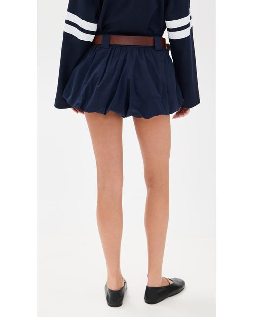 Sea Blue Adele Sportswear Bubble Shorts