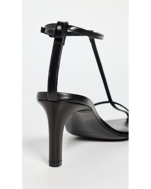 Jil Sander Black Sandals