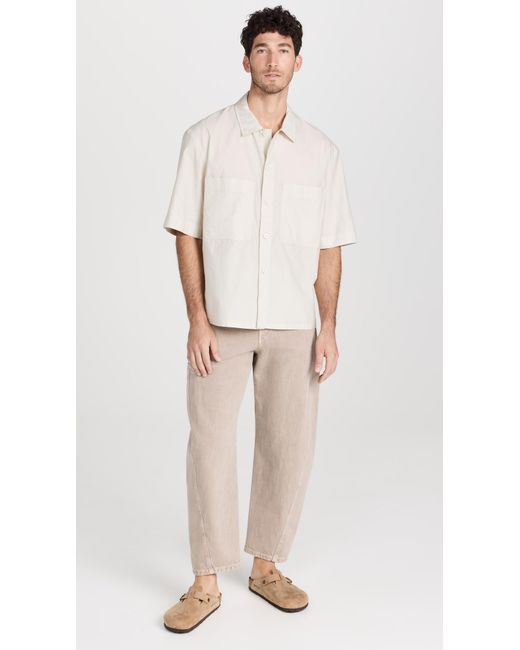 Lemaire White Pajama Shirt for men