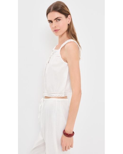 Rails White Noemi Top