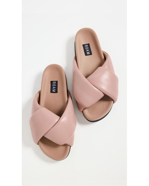 Roam Black Foldy Slides