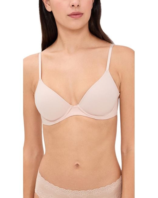 Natori Natural Soft Focus Convertible Demi T-Shirt Bra