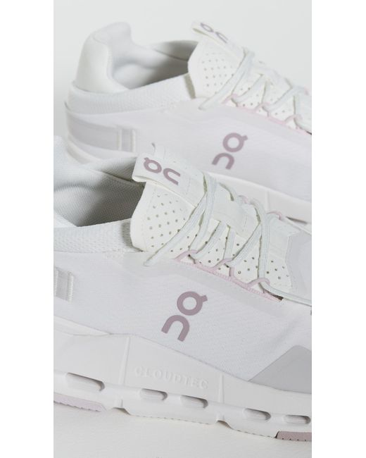 On Shoes White Cloudnova 2 Sneakers