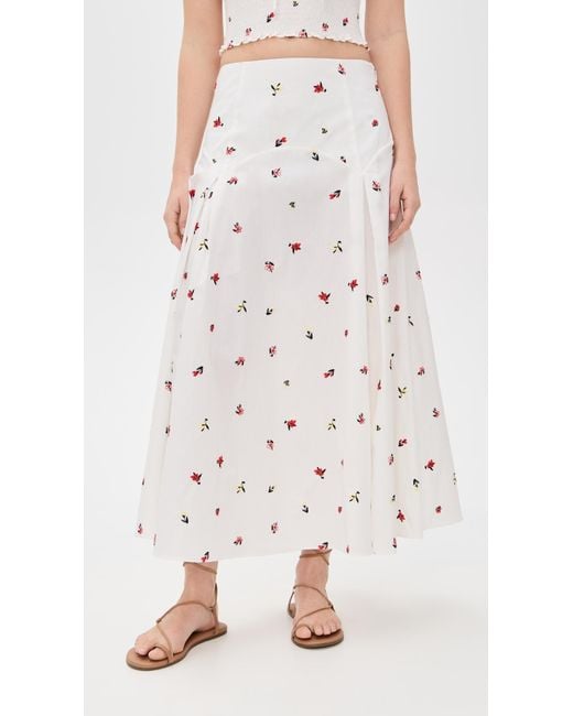 Solid & Striped Natural The Gael Skirt