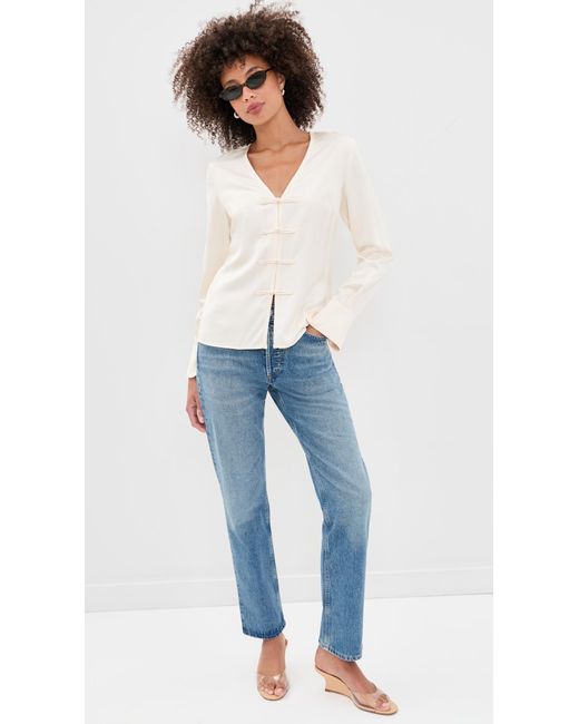 ALIGNE White Saffron Blouse