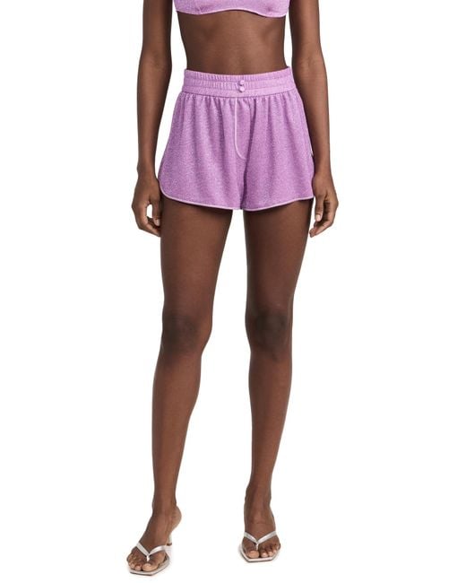 Oseree Purple Uire Shorts Gicine