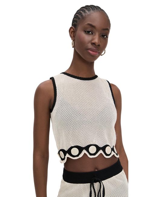 AZULU Black Rocio Top