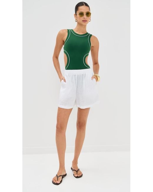 Staud Green Dolce One Piece