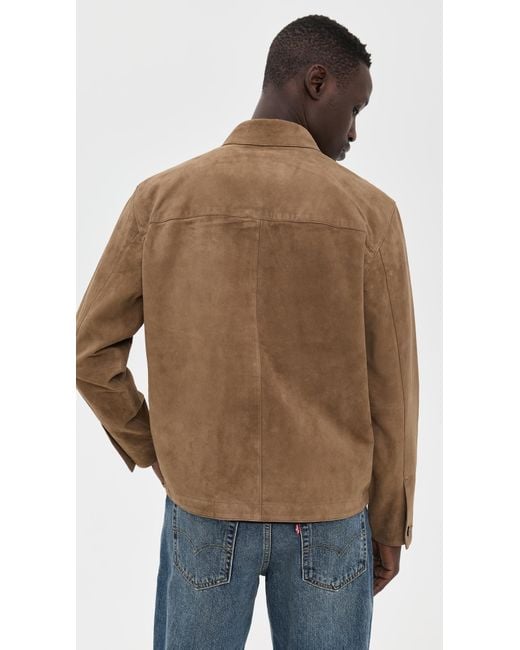 CLUB MONACO レザージャケット ブラウン Club Monaco Jacket, Women's Full Zip Suede Jacket, Small