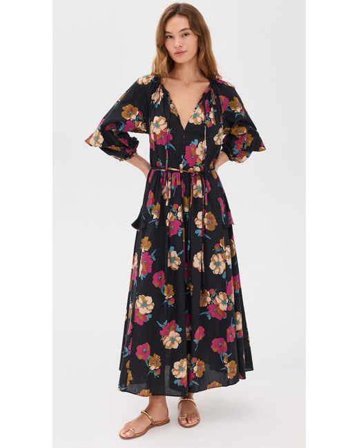 Apiece Apart Black Skala Maxi Dress