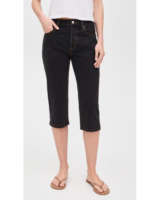 Still Here Black Capri Jeans