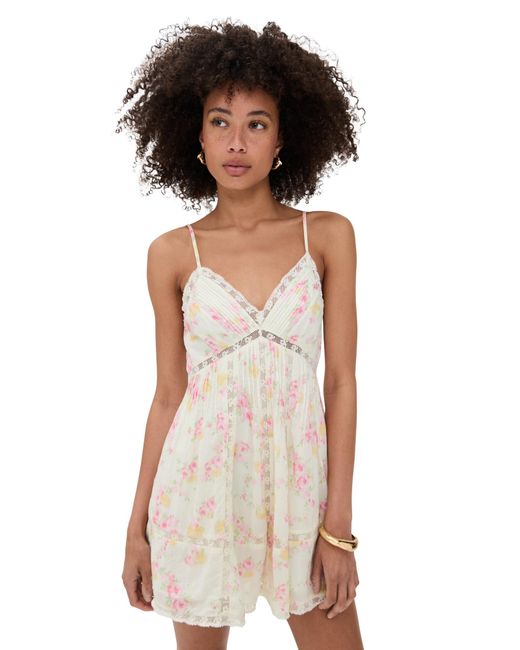 LoveShackFancy Black Docila Dress