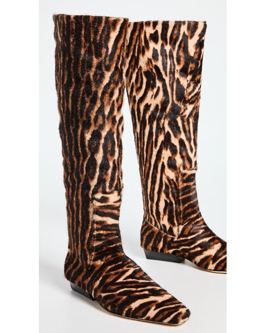 Staud Brown Wally Flat Boots