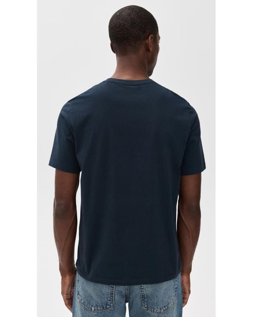Maison Kitsuné Blue Fox Head Patch Regular Tee for men