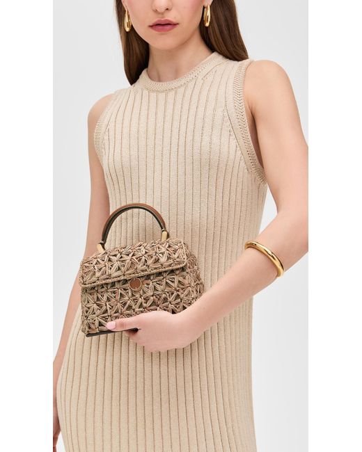 Cult Gaia Natural Nano Sybil Crossbody Bag