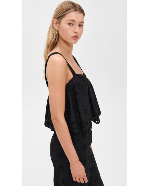 Z Supply Black Dorean Top